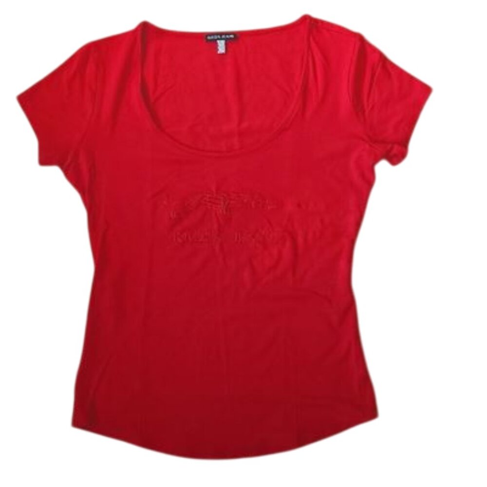 Vintage Krizia Jeans red top size EU44 (US10)